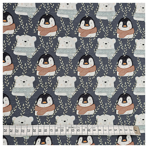 French Terry Pinguine und Eisbären