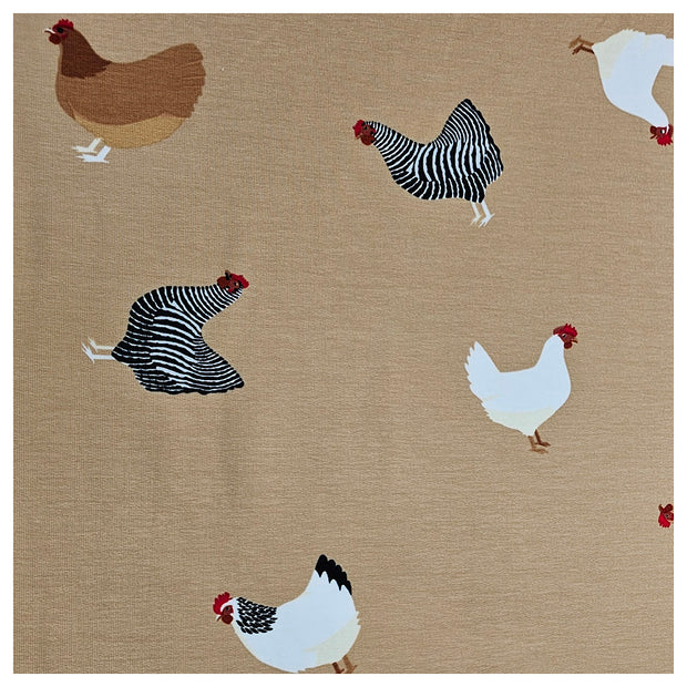 French Terry Hühner