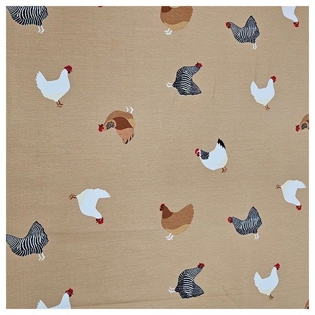 French Terry Hühner