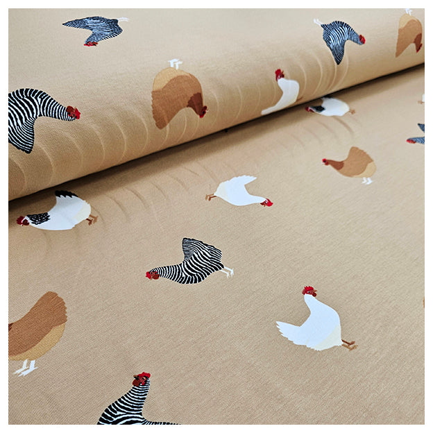 French Terry Hühner