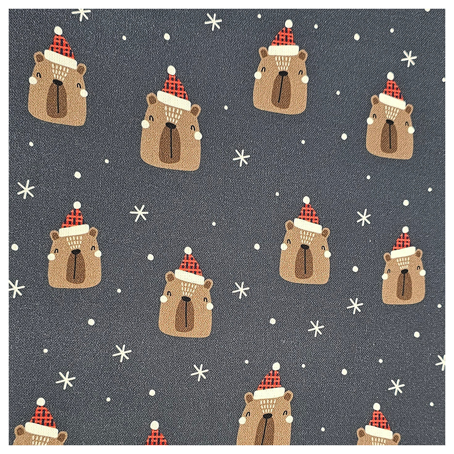 Canvas Bären dunkelblau