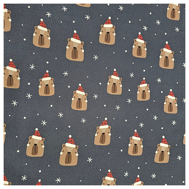 Canvas Bären dunkelblau