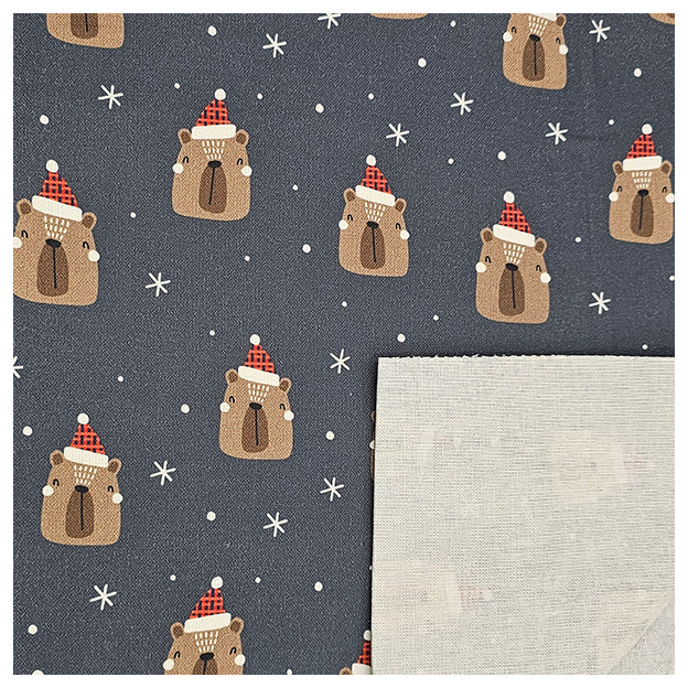 Canvas Bären dunkelblau