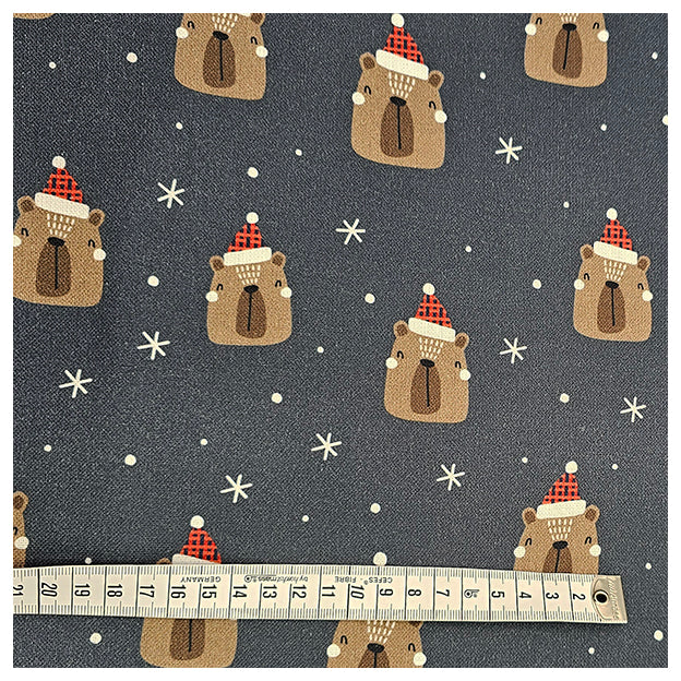 Canvas Bären dunkelblau