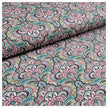 Baumwollsatin Siena paisley und Ornamente