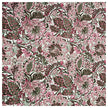 Baumwollsatin Siena Blumen rosa und olive