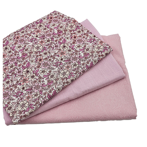 Trachten Stoffpaket zartrosa mit Blumen Schürze