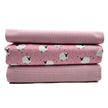 Jersey Stoffpaket Schafe rosa und streifen mit Bündchen
