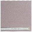 Jersey Streifen aubergine und weiß 2mm