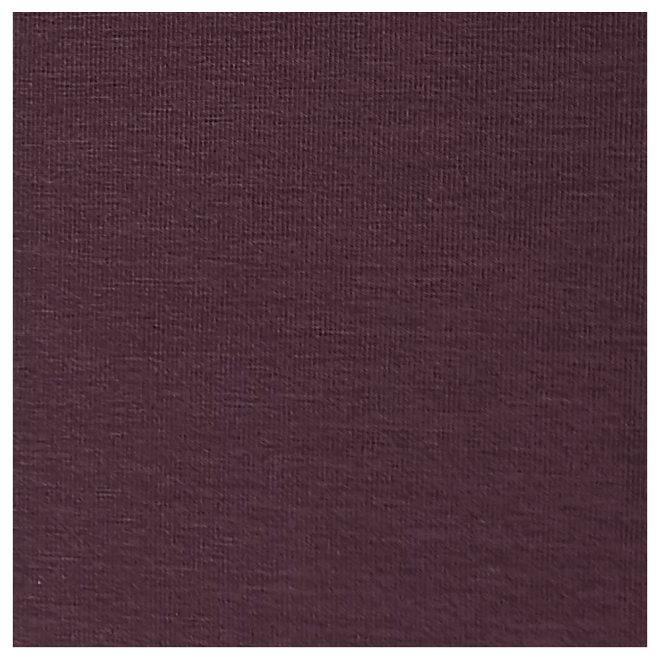 Baumwolljersey uni aubergine
