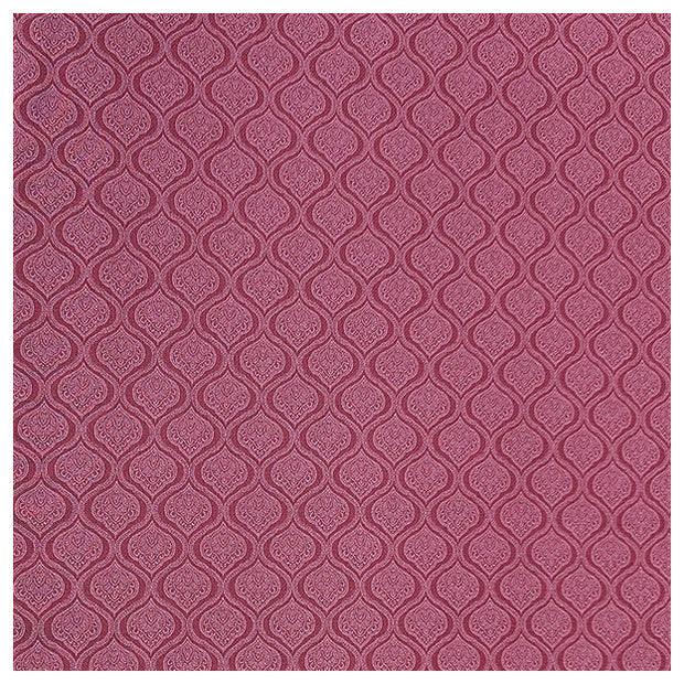 Baumwoll-Köper Ornamente Halbdruck fuchsia