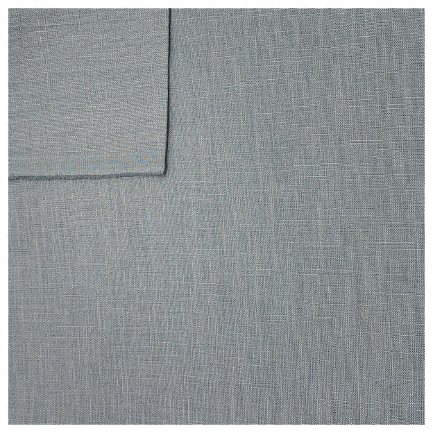 Leinen uni ozeanblau