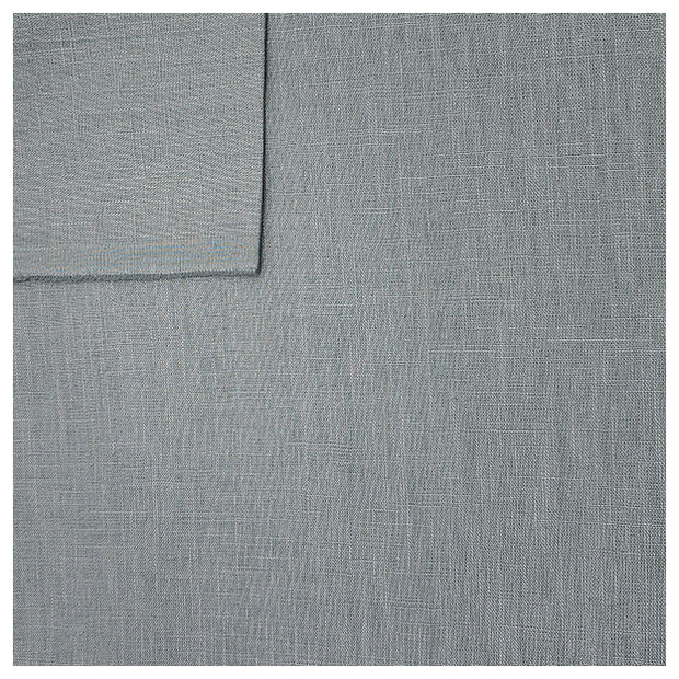 Leinen uni ozeanblau