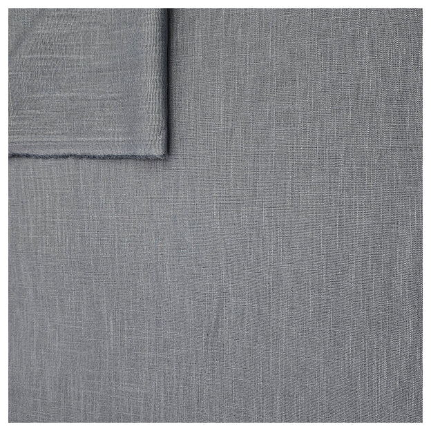 Leinen uni stahlblau