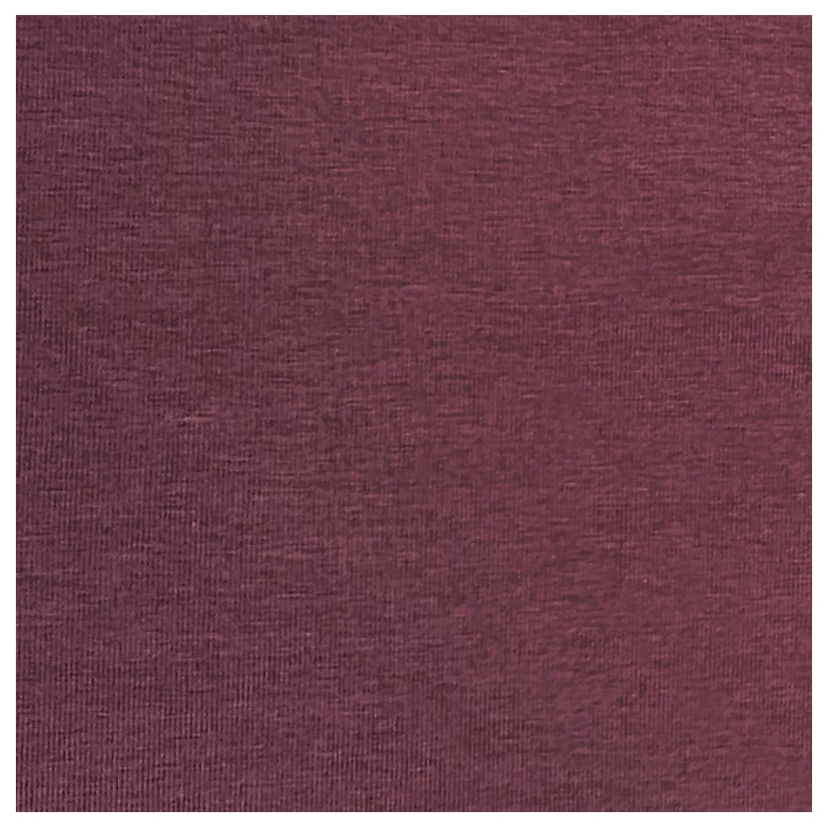 Baumwolljersey uni dark mauve
