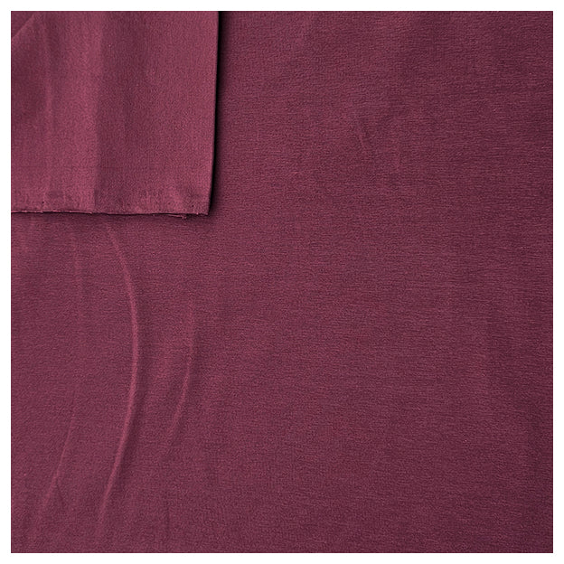 Baumwolljersey uni dark mauve