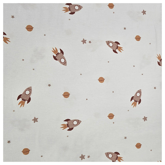 Jersey Rakete und Planeten