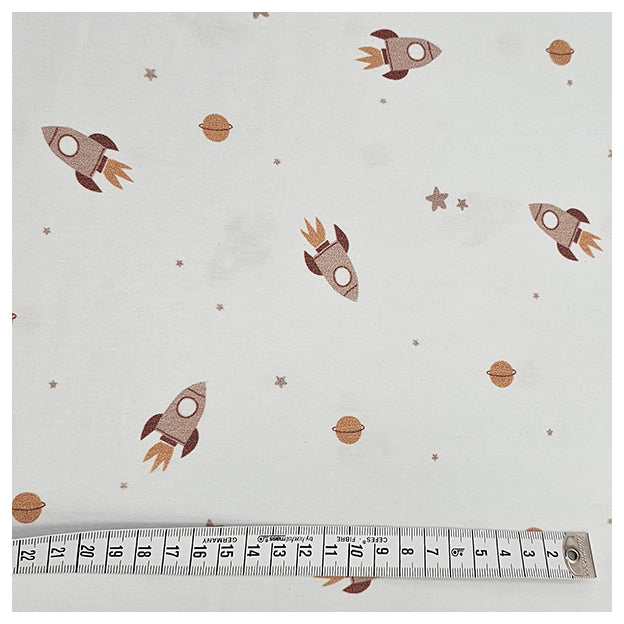 Jersey Rakete und Planeten