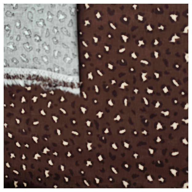 Babycord leicht Leoprint