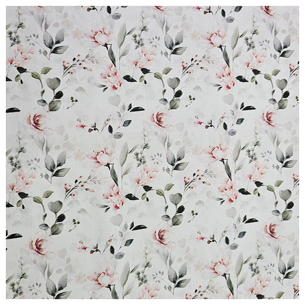 Baumwollsatin Blumen mit Blätter