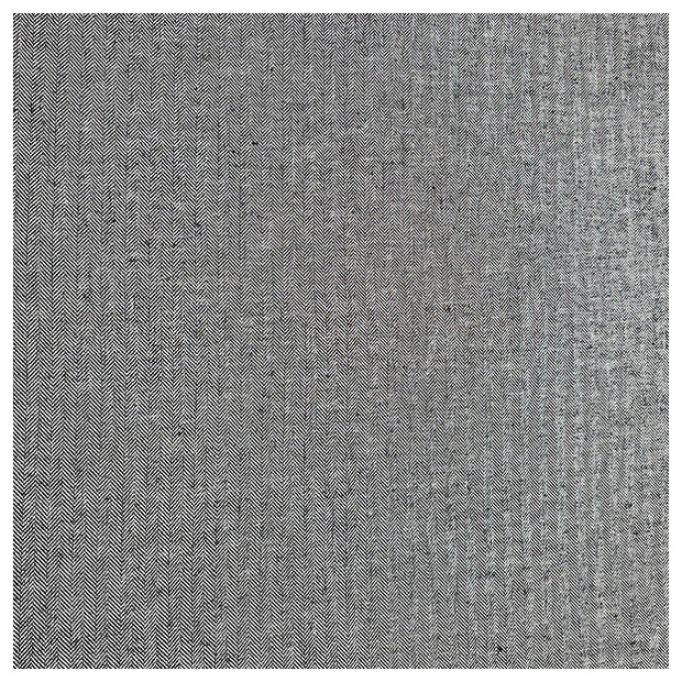 Leinen Fischgrät schwarz