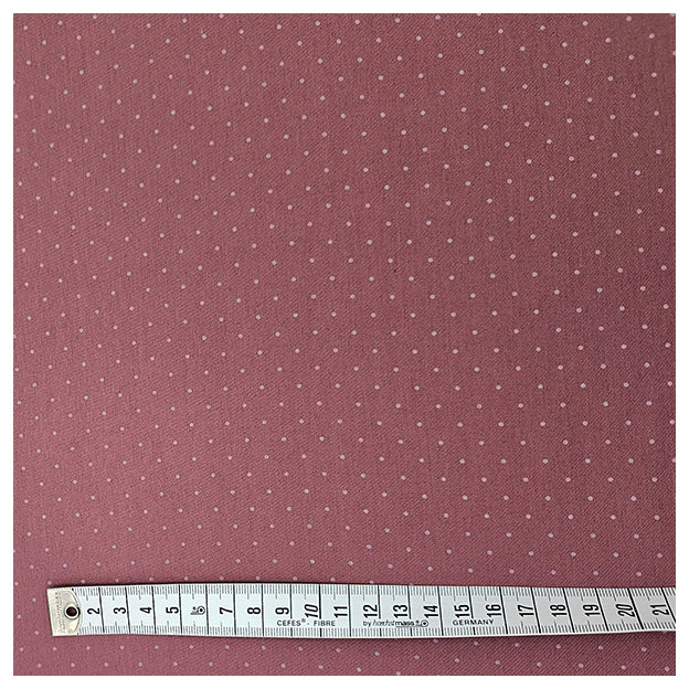 Baumwollsatin Halbdruck Tupfen grape