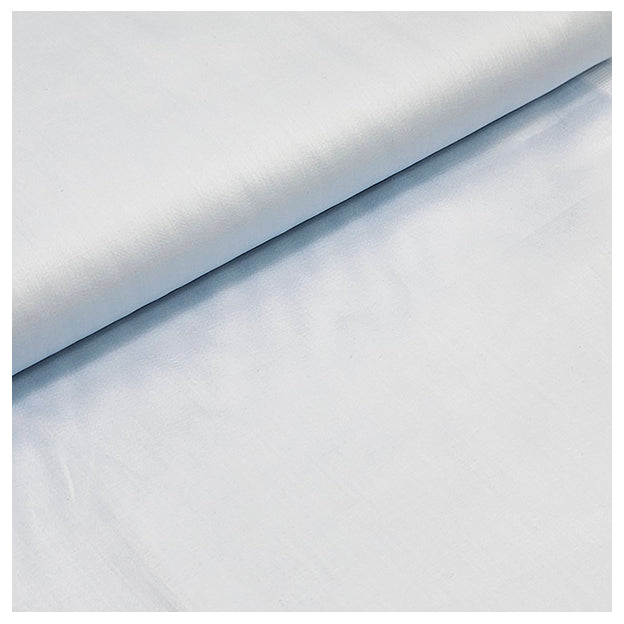 Baumwolle Satin uni fein hellblau
