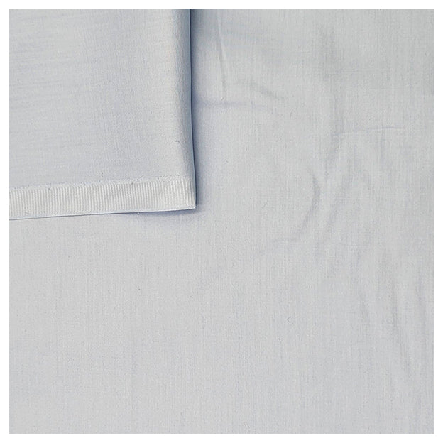 Baumwolle Satin uni fein hellblau