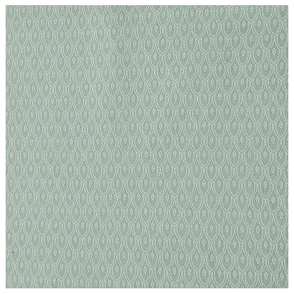 Baumwollsatin Halbdruck kleine Ornamente blaßgrün