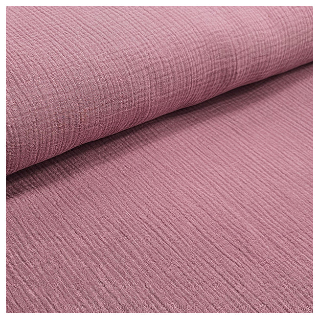 Musselin Baumwolle light mauve