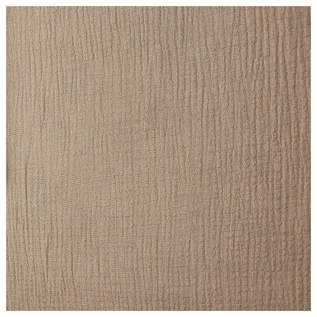 Musselin Baumwolle hellbraun