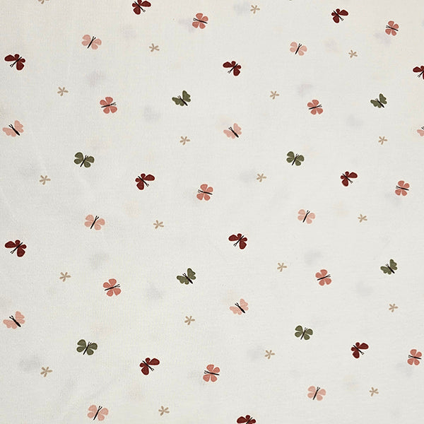 Jersey Schmetterlinge wollweiß