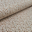 Jersey Blumen beige
