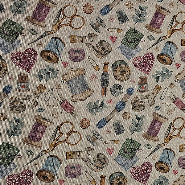 Canvas Leinen-Optik Nähutensilien