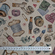 Canvas Leinen-Optik Nähutensilien