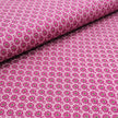 Baumwoll-Köper kleine Ornamente fuchsia