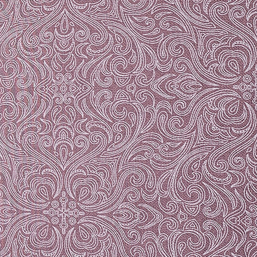 Baumwoll-Köper Halbdruck helle aubergine und weiß