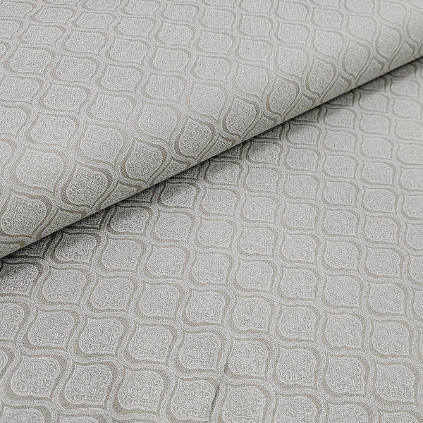 Baumwoll-Köper Ornamente Halbdruck kiesel