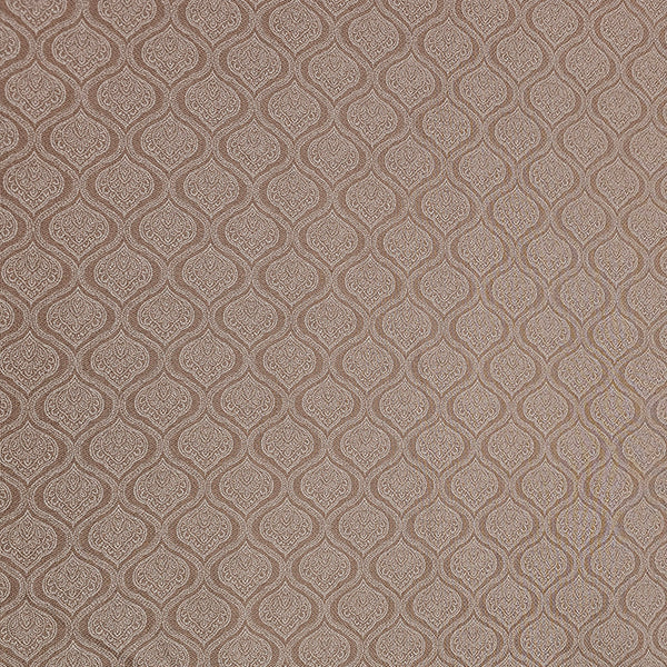 Baumwoll-Köper Ornamente Halbdruck nougat