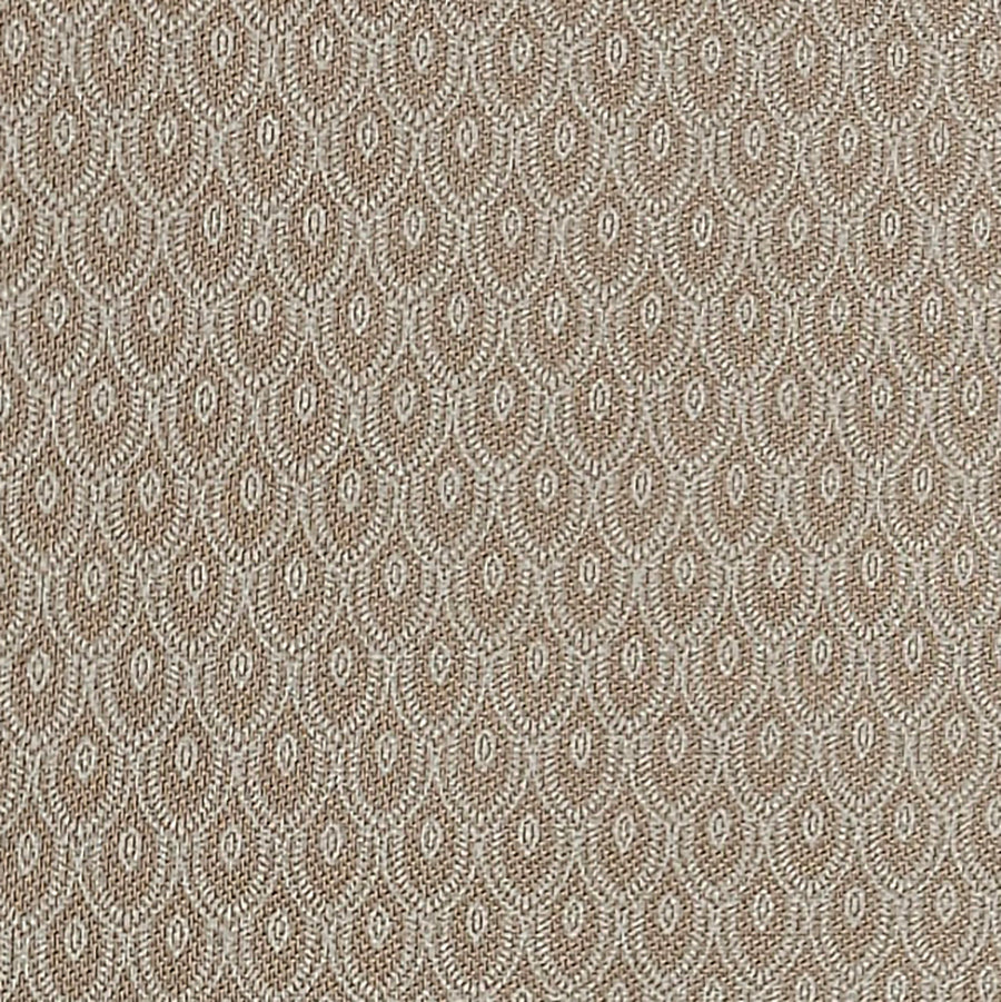 Baumwoll-Köper kleine Ornamente nougat