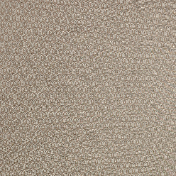 Baumwoll-Köper kleine Ornamente nougat