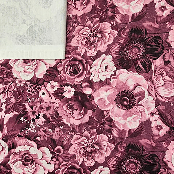 Canvas fein Rosen burgunder