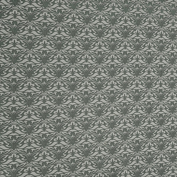 Baumwollsatin Ornamente grün