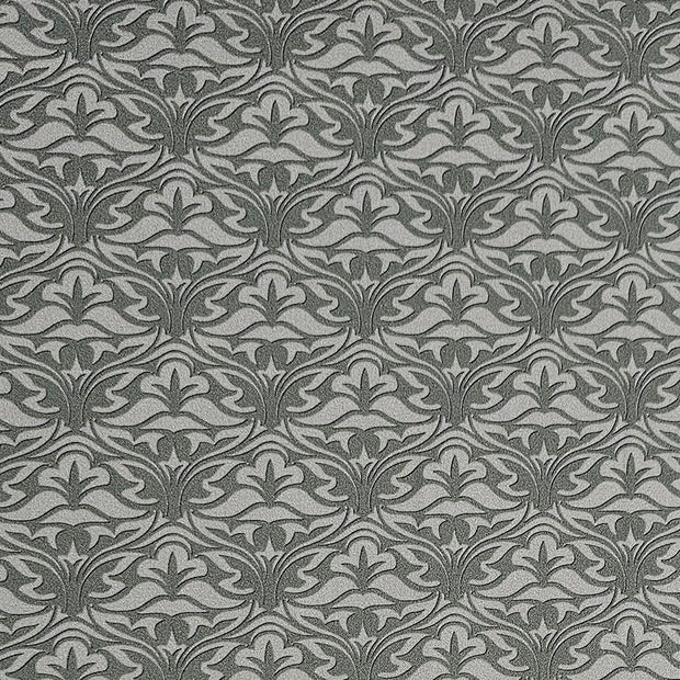 Baumwollsatin Ornamente grün