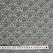 Baumwollsatin Ornamente grün