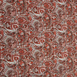 Baumwollsatin Siena Paisley terra und rot