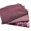 Trachten Stoffpaket mauve und burgunder mit  Schürze