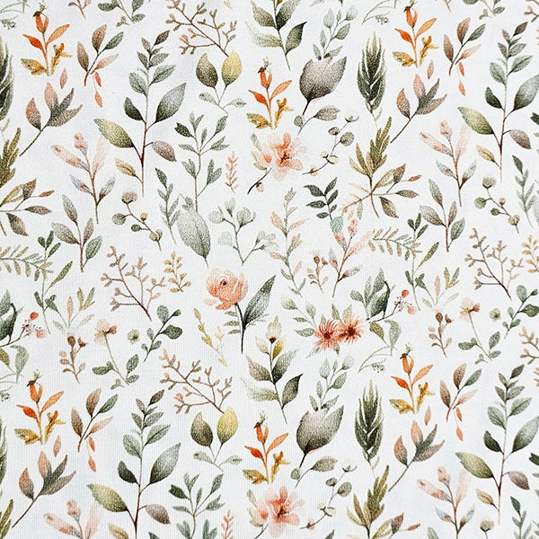Jersey Floral ecru