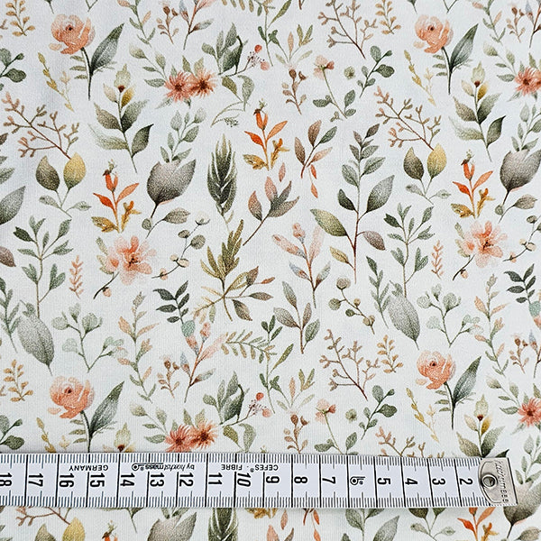 Jersey Floral ecru