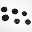 Knopf schwarz verschiedene Größen